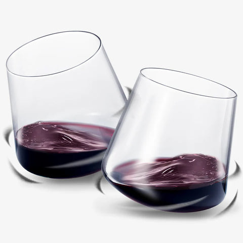 Spinning Aerating Wine Glasses | Set of 2