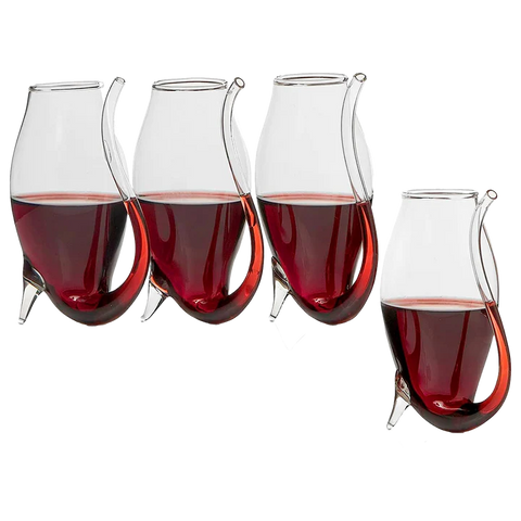 Crystal Port and Dessert Wine Set of 4 - 3 oz Sipper