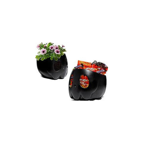 Ghost Geometrical Black Halloween Candy Bowl (Black)