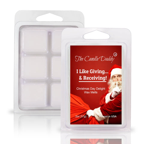 I Like Giving & Receiving - Christmas Day Delight Scented Wax Melt - 1 Pack - 2 Ounces - 6 Cubes