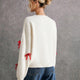 Women Cute Red Bow Decor Christmas Sweater | NCS