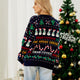 Women's Snowmans Sequins Loose Christmas Sweater | NCS