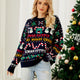 Women's Snowmans Sequins Loose Christmas Sweater | NCS