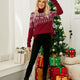 Women's Snowflake Jacquard Turtleneck Christmas Sweater | NCS