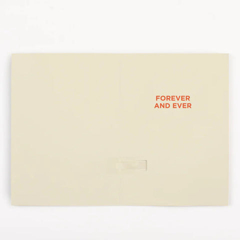 Endless Never Gonna Give You Up Prank Christmas Holiday Card With Glitter