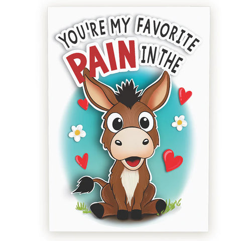 You're Favorite Pain 3D Pop Up Card