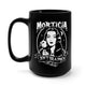 Morticia Don't Be A Prick Black Mug
