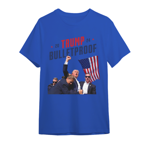 Trump Got Shot Oversize Shirt - Bulletproof