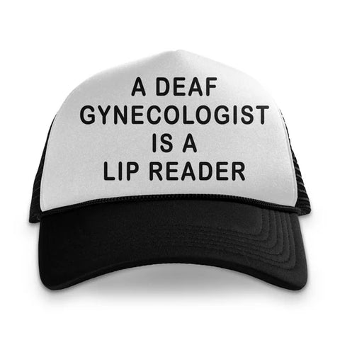 A Deaf Gynecologist Custom Printed Hat