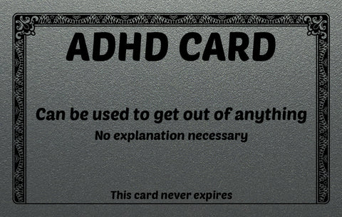 ADHD Card