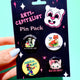 Anti-Capitalist Pin Pack – Button Set (Set of 4)