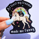 Funny Mental Health Sticker Pack –  Holographic Waterproof Vinyl Decals – Discounted Bundle of Anxiety, Therapy & Trauma Humor