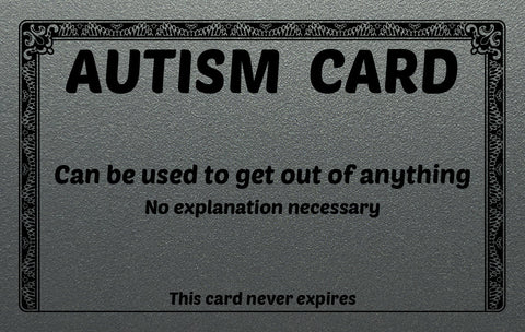 Autism Card