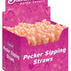 Bachelorette Party Favors Pecker Sipping Straws - 114 Count
