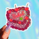 Baked Glitter Cake Sticker – Funny Weed Cherry Vinyl Sticker