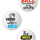 Balls Deep Funny Slogan Golf Balls 3 Pack Assorted