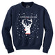 Funny Navy I Like Big Racks Sweatshirt Nerdy Christmas Hunting Ugly Sweater Tee