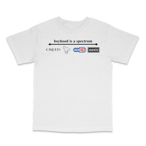 Boyhood Is A Spectrum Custom Printed T-Shirt