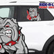 *NEW* Bulldog Mascot #1 Foam Finger *RIDE A LONG* Perforated Decal