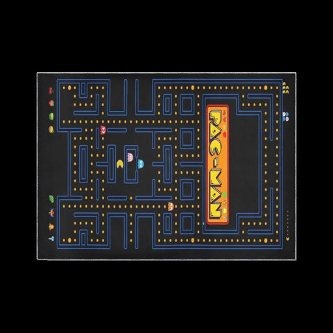 Arcade Game Rug – Classic Retro Game Carpet with Non Slip Backing, 84x60 Inches