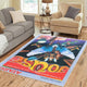 Arcade Game Rug – Classic Retro Game Carpet with Non Slip Backing, 84x60 Inches