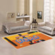Arcade Game Rug – Classic Retro Game Carpet with Non Slip Backing, 84x60 Inches