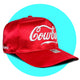 Coca-Cola Cowboy Satin 3D Embroidered Trucker Hat