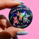 Anarchist Pin Pack –  Limited Drop- Holographic Pastel Buttons Pin pack (Set of 6)