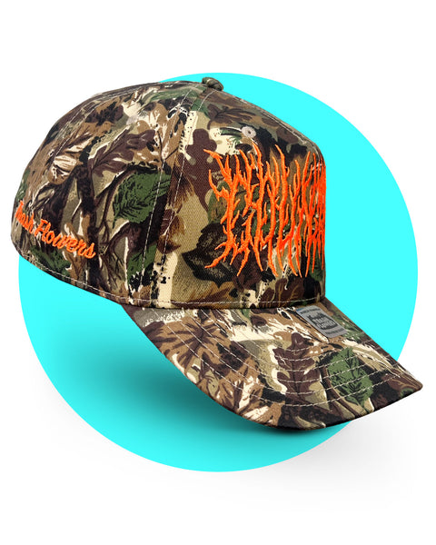 Country Death Metal Camo Snapback Embroidered Trucker Hat