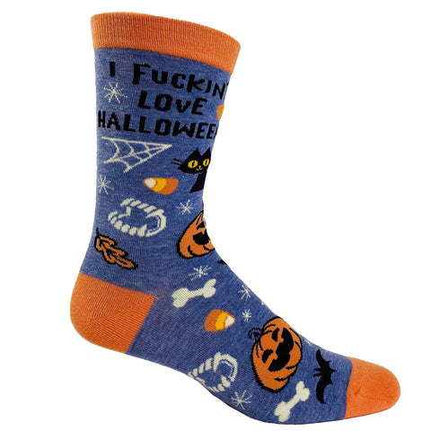 Women's I Fucking Love Halloween Socks