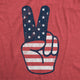 Peace Sign American Flag Men's T-Shirt