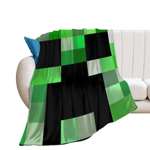 Super Soft Flannel Blanket – Creeper Cozy Throw for All Seasons, Lightweight & Durable