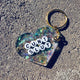 Cunt Slut Glitter Moon Keychain