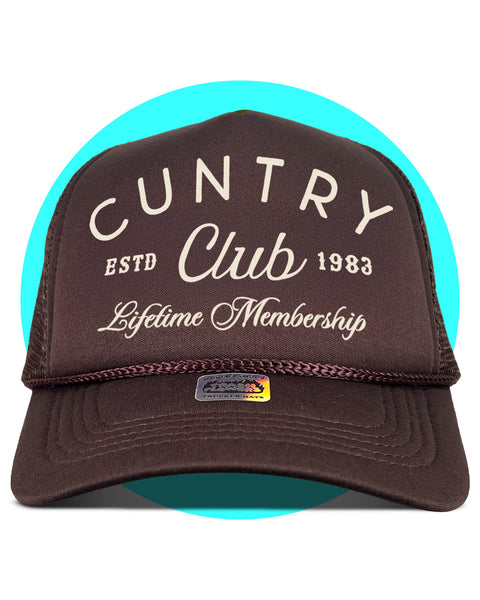 Cuntry Club Lifetime Membership Trucker Hat