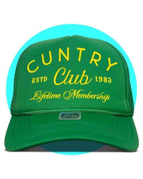 Cuntry Club Lifetime Membership Trucker Hat