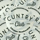 Cuntry Club Lifetime Membership Sticker