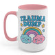 Trauma Dump Retro Mug
