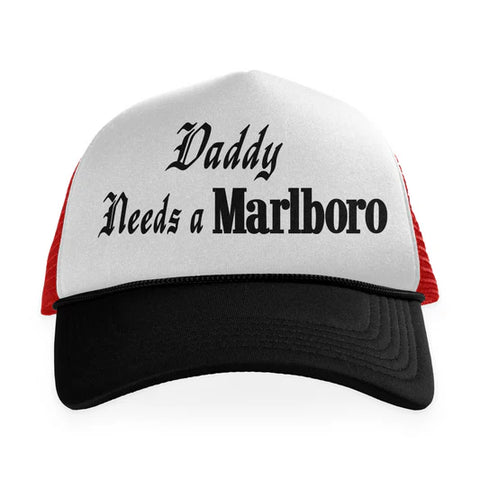 Daddy Needs A Marlboro Printed Hat