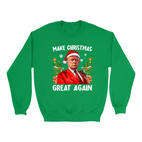 Make Christmas Great Again Trump Ugly Sweater