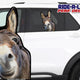 *NEW* Donkey Smiling *RIDE A LONG* Perforated Decal
