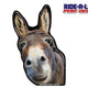 *NEW* Donkey Smiling *RIDE A LONG* Perforated Decal