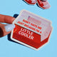 Funny Vinyl Sticker – Little Cooler – Retro Red Holographic Waterproof Decal