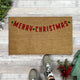 Retro Style Merry Christmas Doormat