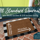 Retro Style Merry Christmas Doormat