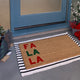 FA LA LA Christmas Doormat