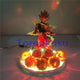 Dragon Ball Z Figure - Son Goku Toy With LED Display | Glowing Anime Collectible