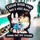 Filled With Rage But I Still Have Room For Ice cream Bunny Sticker