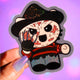 Freddy Monster Glitter Halloween Chibi Vinyl Sticker