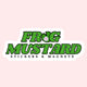 Frog Mustard Die Cut Sticker 5-Pack (4")