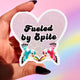Fueled By Spite Birdie Heart Sticker